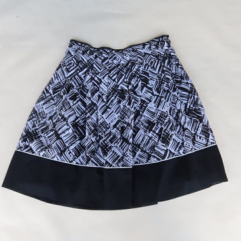 TALBOTS Pleated Cotton/Silk Skirt - Picture 2 of 10
